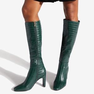 Green Ermelinda Blade Heeled Boot